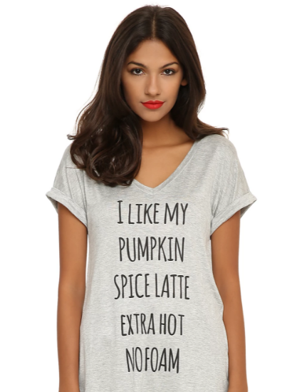 pumpkin spice latte shirt